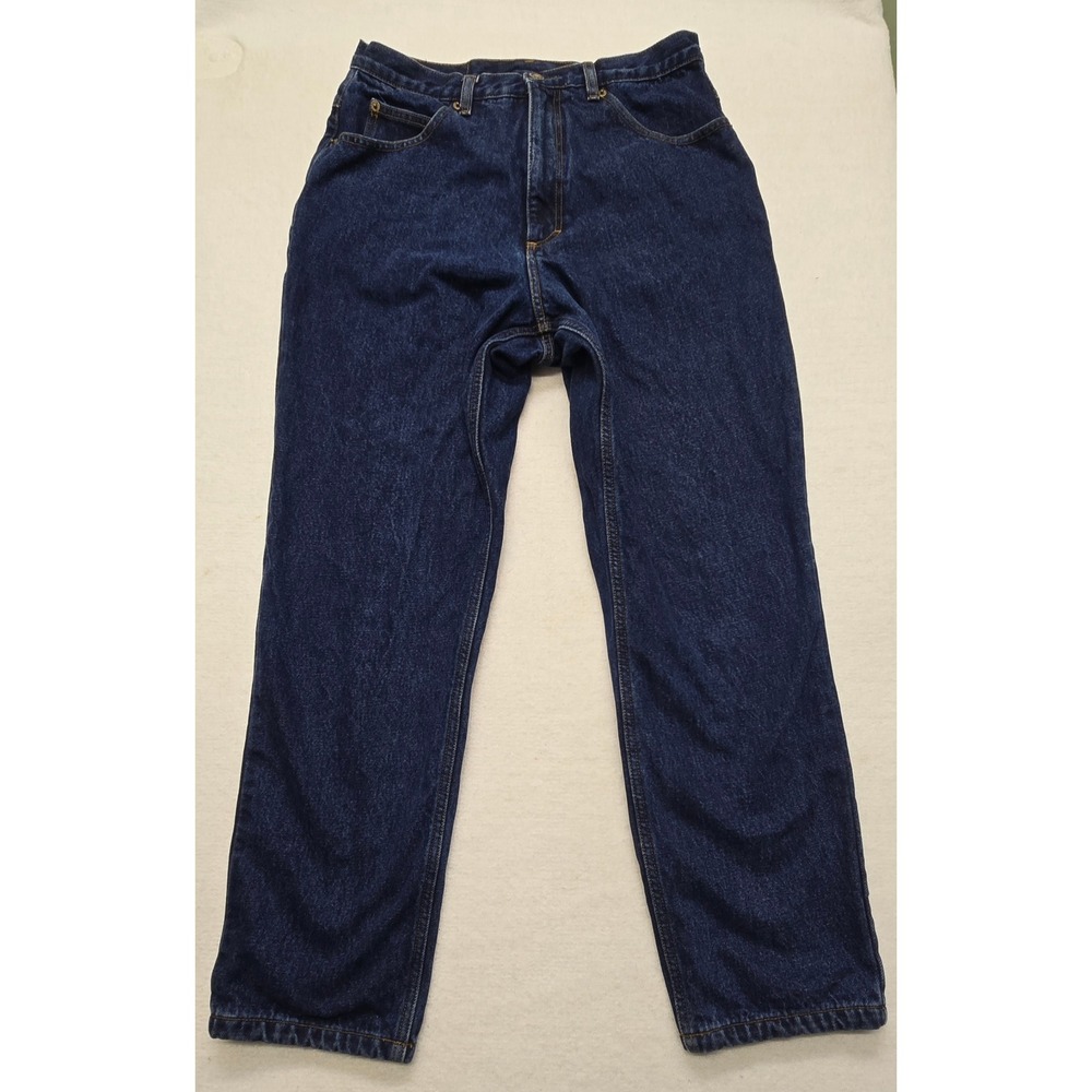 Vintage Guide Gear Women's Jeans Size 12 Flannel Lined Denim‎ High Waist Comfort